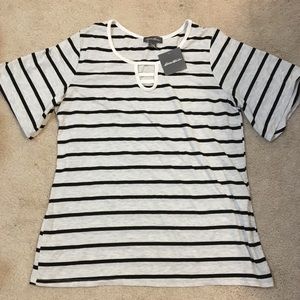 Eddie Bauer striped tee shirt